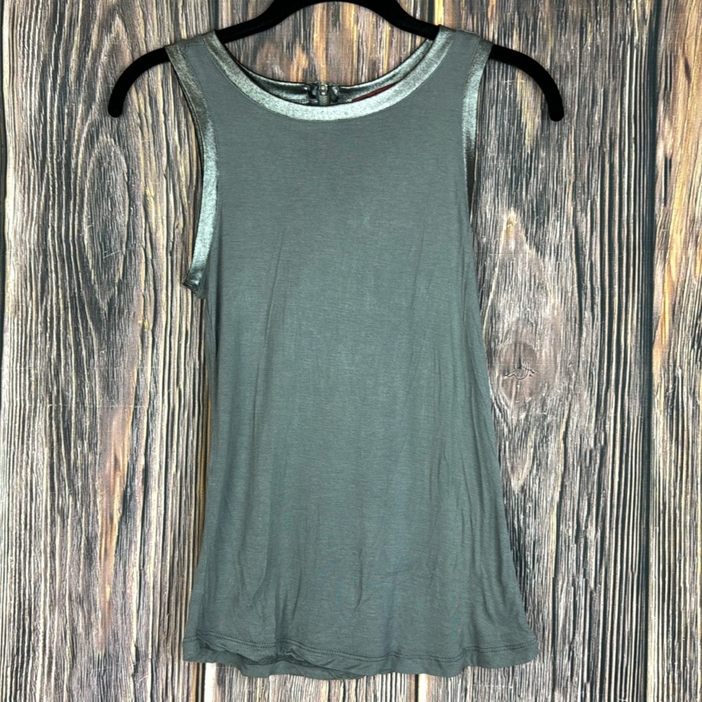 BKE Metallic Gray Tank- XS